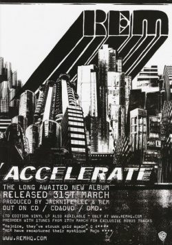 R.E.M. Accelerate Poster Print