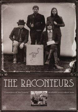 THE RACONTEURS Consolers of the Lonely Poster Print