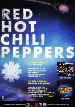 RED HOT CHILI PEPPERS Tell Me Baby Poster Print