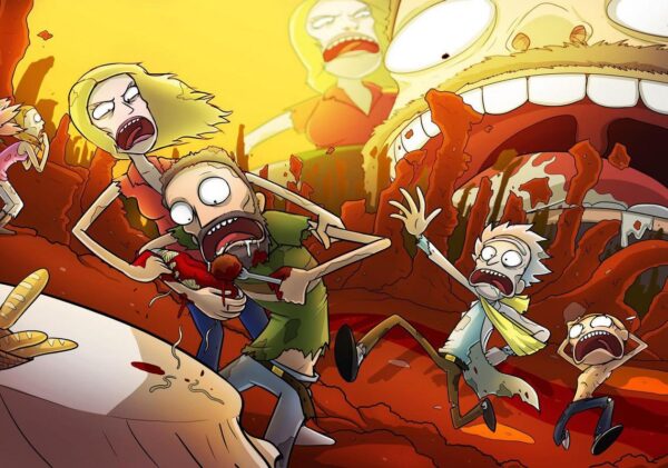 RICK & MORTY TV Show Poster Print