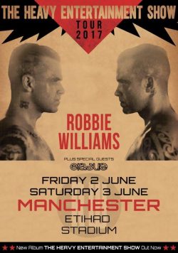 ROBBIE WILLIAMS Manchester Etihad Stadium - 2/3 June 2017 Poster Print