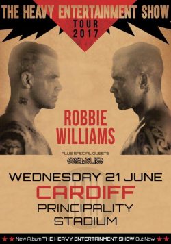 ROBBIE WILLIAMS Cardiff Principality Stadium 21 June 2017 Poster Print