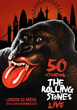 THE ROLLING STONES 50 & Counting Live London O2 Arena Poster Print