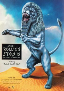 ROLLING STONES Bridges Of Babylon Poster