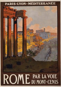 ROME Vintage Travel Poster