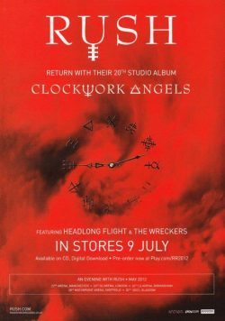 RUSH Clockwork Angels Poster