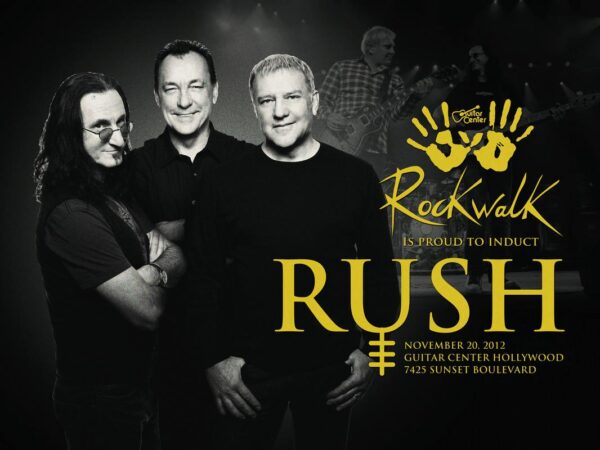 RUSH Roadwalk Induct Poster