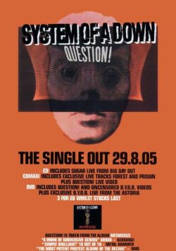 SYSTEM OF A DOWN Question! Poster Print
