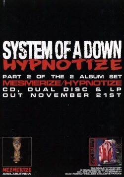 SYSTEM OF A DOWN Mezmerize Poster Print