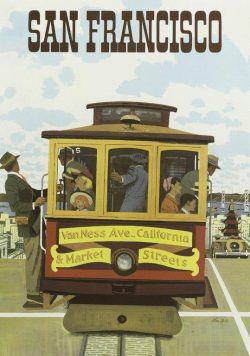 SAN FRANCISCO Vintage Travel Poster Print