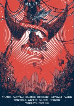 SAVAGES Adore Life 2016 U.S Tour Poster Print
