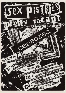 SEX PISTOLS Pretty Vacant Poster Print
