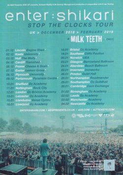 SHIKARI Stop The Clock Tour 2018 UK Poster Print