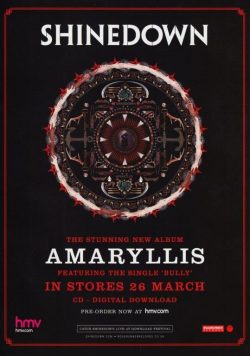 SHINEDOWN Amaryllis Poster Print
