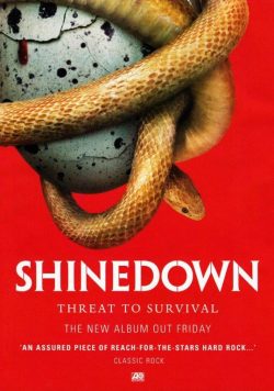 SHINEDOWN Threat To Survival Poster Print