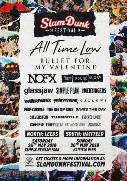 SLAMDUNK All Time Low 2019 Festival Poster Print