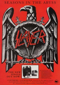 SLAYER Seasons In The Abyss Poster Print
