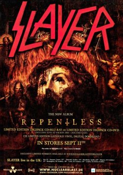 SLAYER Repentless Poster Print