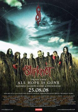 SLIPKNOT All Hope Is Gone Poster Print
