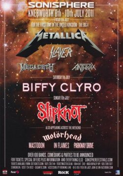 metal band tour poster