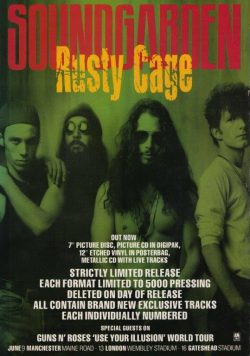 SOUNDGARDEN Rusty Cage Poster Print