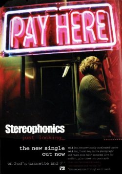 STEREOPHONICS Just Looking Poster