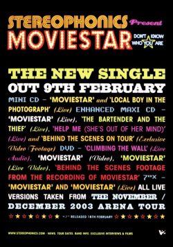 STEREOPHONICS Moviestar Poster Print