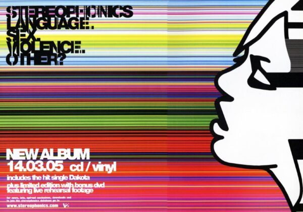 STEREOPHONICS Language Sex Violence Other Poster Print