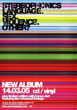 STEREOPHONICS Language Sex Violence Other Poster