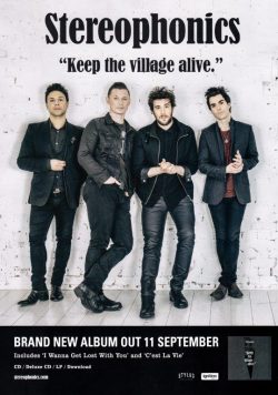STEREOPHONICS Keep The Village Alive Poster Print
