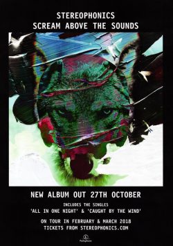 STEREOPHONICS Scream Above The Sounds Poster Print