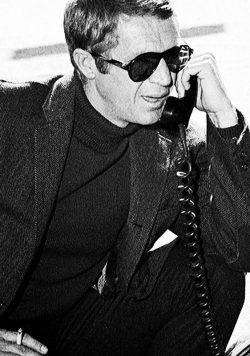 STEVE MCQUEEN Actor Poster Print
