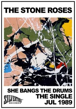 THE STONE ROSES She Bangs The Drums - The Single Poster
