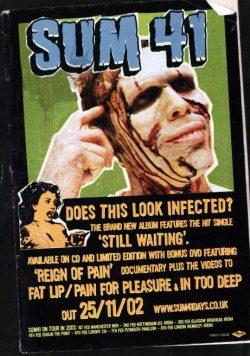 SUM 41 Does This Look Infected? Poster Print