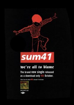 SUM 41 We?re All To Blame Poster Print