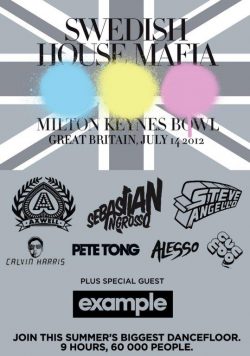 SWEDISH HOUSE MAFIA Milton Keynes Bowl Poster