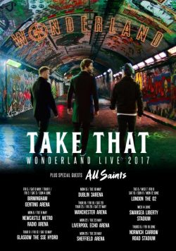 TAKE THAT Wonderland Live 2017 UK Tour Poster Print