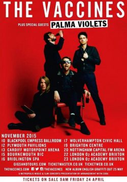THE VACCINES Combat Sports 2019 Poster