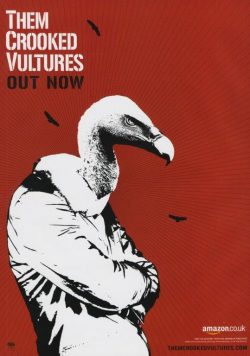 THEM CROOKED VULTURES Dave Grohl Poster Print