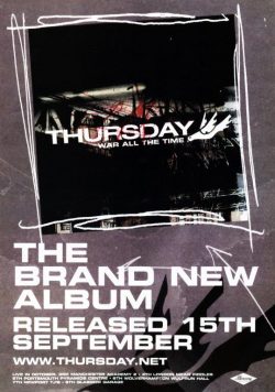 THURSDAY War All The Time Poster Print