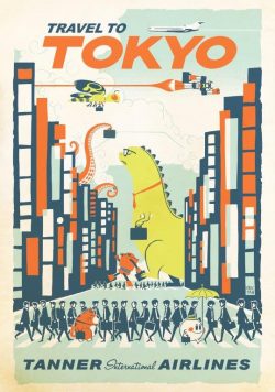 TOKYO Vintage Travel Poster