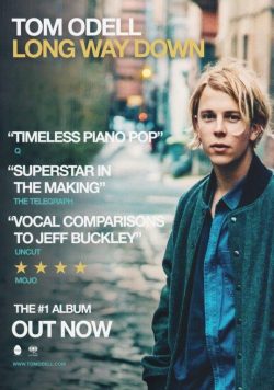 TOM ODELL Long Way Down Poster