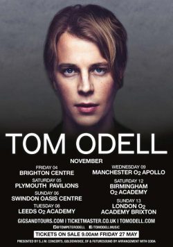 TOM ODELL Wrong Crowd November 2016 UK Tour Poster Print
