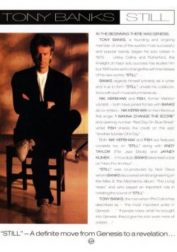 TONY BANKS Still Poster Print