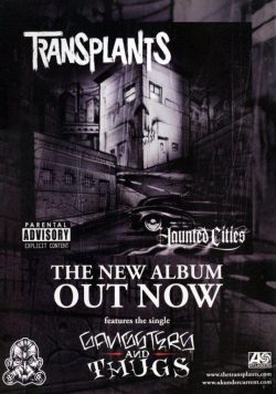 TRANSPLANTS Gangsters & Thugs Poster Print