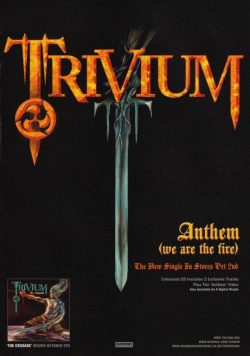 TRIVIUM Anthem (We Are Fire) Poster Print