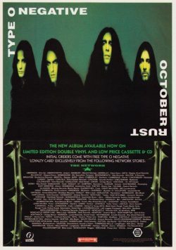 TYPE O NEGATIVE October Rust Poster