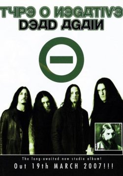 TYPE O NEGATIVE Dead Again Poster