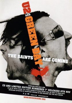 U2 - GREEN DAY The Saints Are Coming Poster Print