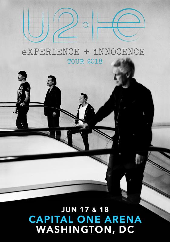 U2 Experience + Innocence 2018 Tour Washington Poster
